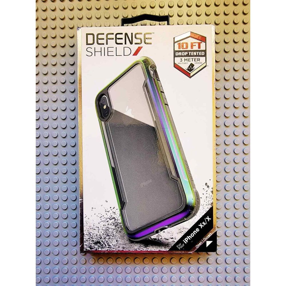 Defense Shield Raptic iPhone Xs / X Iridescent Aluminum Case Drop Tested NEW